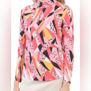 IBKUL BRIANNA WATERMELON LONG SLEEVES TOP